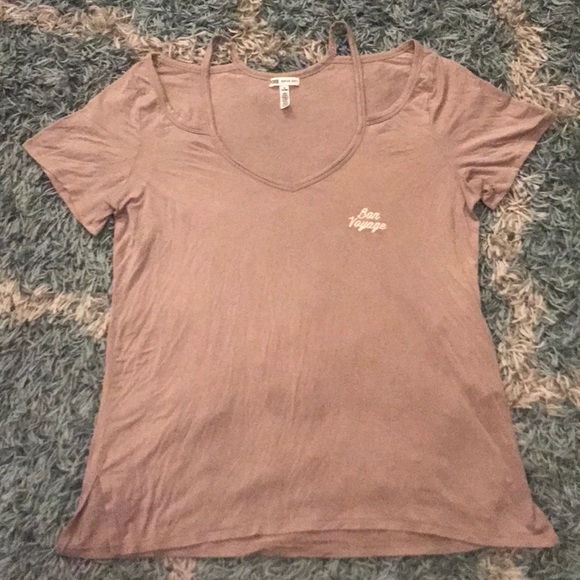 Victoria’s Secret Pink Super Soft Cold Shoulder - Picture 1 of 3